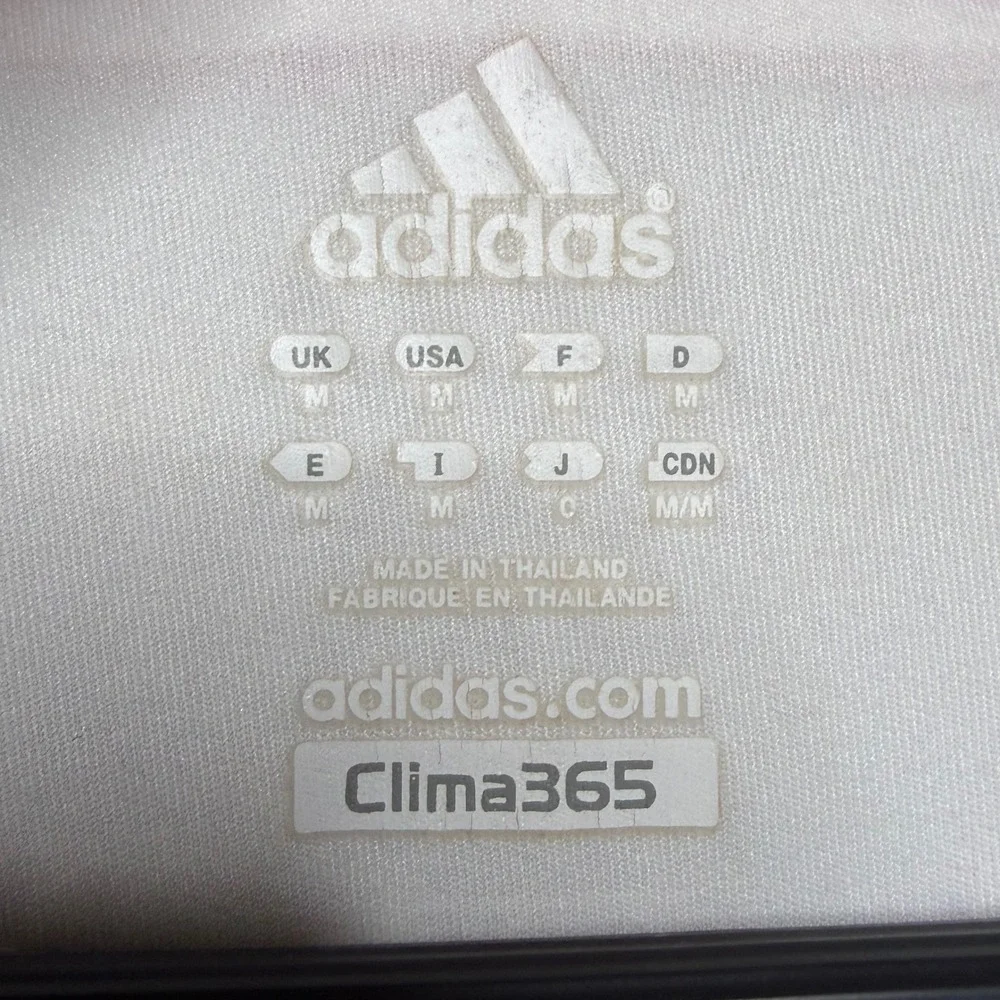 Adidas Soccer Jersey Mens Medium White Kenya Football Federation Clima365 Y2K